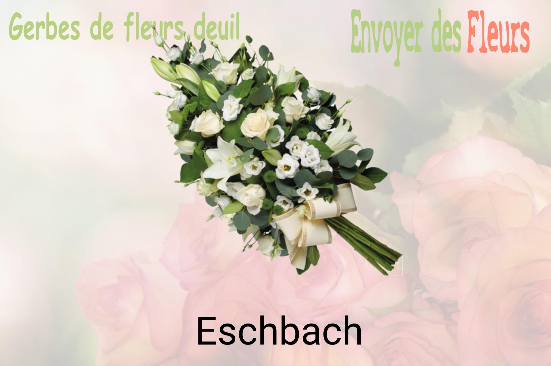 Gerbe de fleurs de deuil livrée à Eschbach